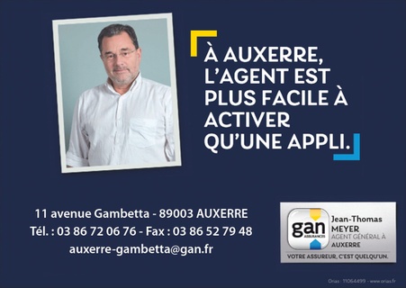 GAN ASSURANCES - JEAN THOMAS MEYER - AUXERRE 1