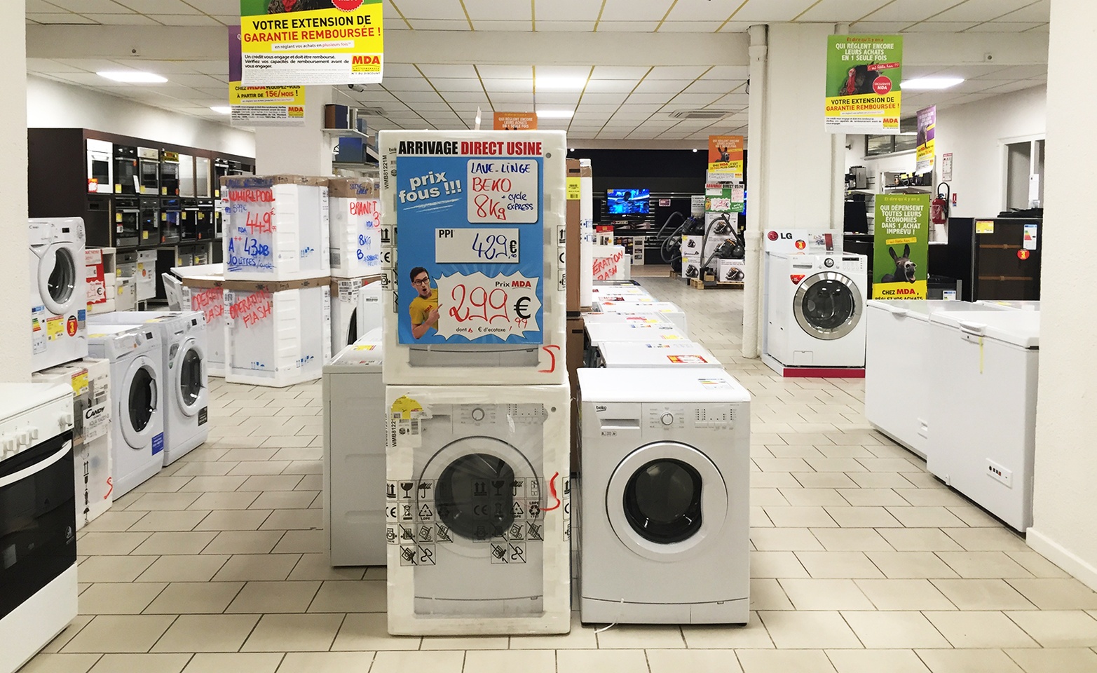 Magasin de lave-linge et sèche-linge toute marque neuf et pas cher près de  Saint-Denis-de-Pile - Comptoir Electro Ménager
